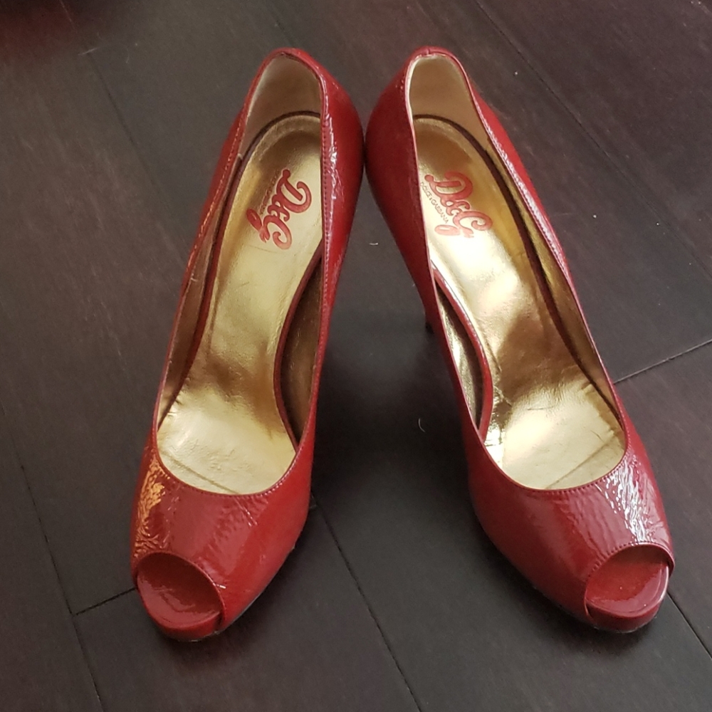 Dolce Gabbana Peep Toe Heels